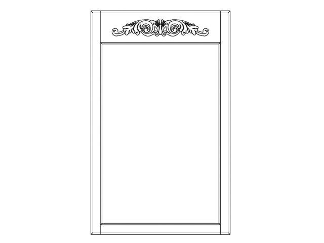 VENEZIA Nyitott keret 716x596mm ÖREGCSERESZNYE, HÁRS-CSERESZNYE
