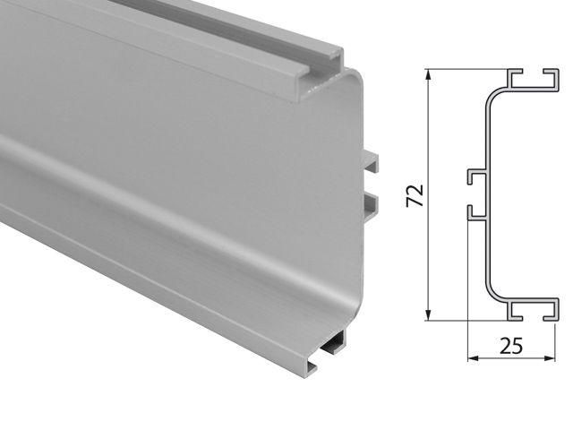 GOLA KÖZBENSŐ PROFIL 4200x72x25mm GOLA PROFILRENDSZER