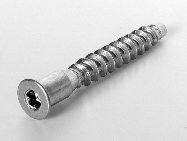 KONFIRMÁTOR CSAVAR HEXA, HORGANYZOTT 7x50mm SZERELVÉNY