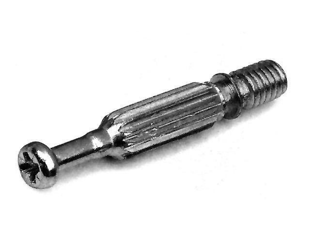 EXCENTER SZÁR, M6 TE03, HORGANYZOTT L=42mm SZERELVÉNY
