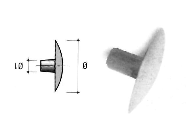 TAKARÓSAPKA CV02, BARNA ÁTM:14mm MÜANYAG SZERELVÉNY