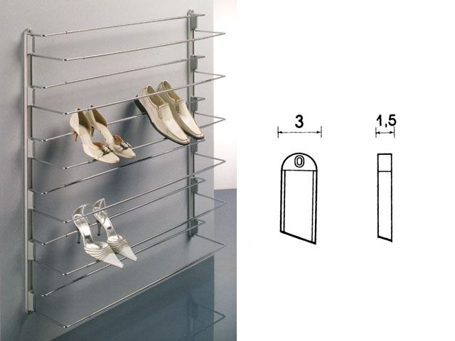 RÖGZÍTŐSÍN CIPŐTARTÓHOZ 117/A 30x30x1120 mm ALUMINIUM