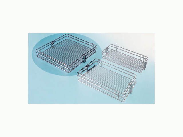 CC60 KOSÁR, KRÓM 550×95×420 mm FÉMRÁCS