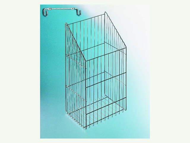 BPB SZENNYESTARTÓ KOSÁR, KRÓM 325×580×240 mm FÉMRÁCS