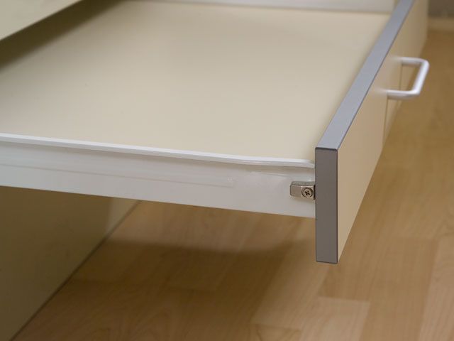 FDS-FF 54 FÉM FIÓKOLDAL, FEHÉR 54x500mm FIÓKCSÚSZÓ