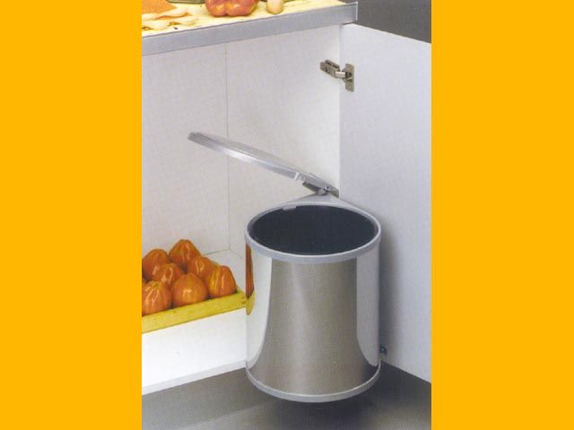 HULLADÉKGYŰJTŐ ART 272, METÁL SZÜRKE 13 L, ÁTM 227x355 mm 