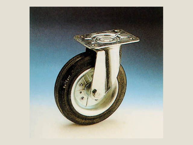 350.150 TALPAS IPARI KERÉK, FEKETE 150mm  120kg BÚTORGÖRGÖ