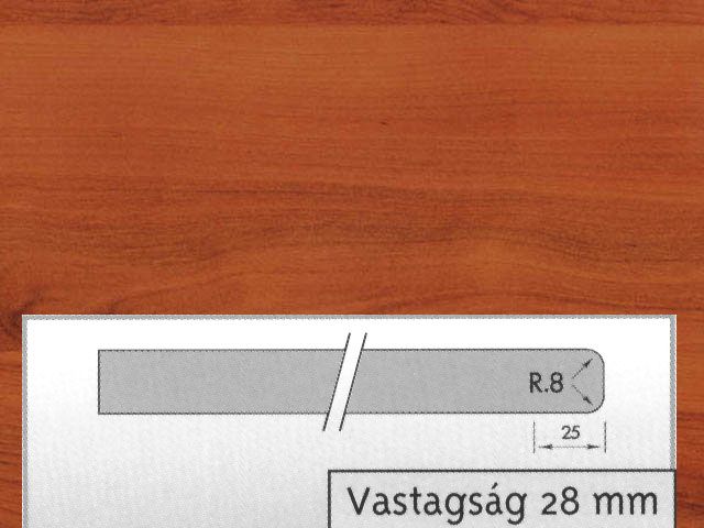 715 VE CSERESZNYE 4200×600×28mm MUNKALAP