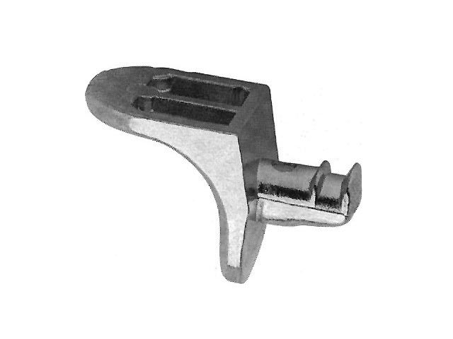 KÖRMÖS POLCTARTÓ ME05, NIKKELEZETT ÁTM:5x22mm SZERELVÉNY