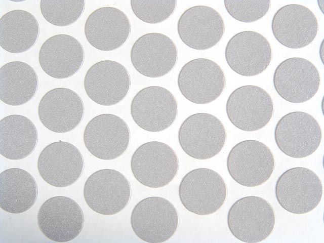 ÖNT. CSAVARTAKARÓ 0,2mm, SZÜRKE ÁTM: 14mm, 50 db/levél MÜANYAG SZERELVÉNY