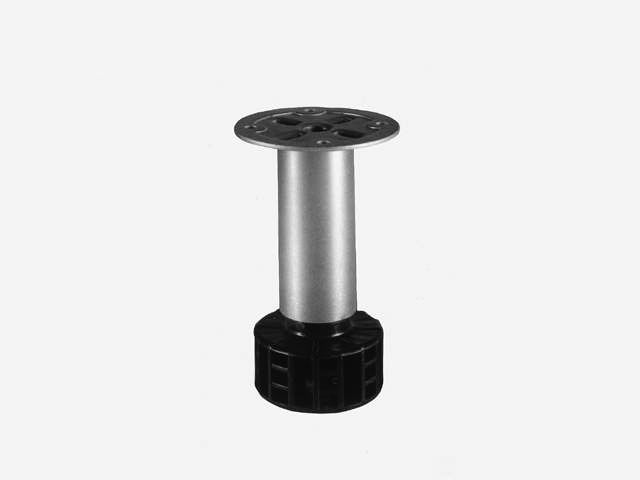 350/H-120 ÁLLITHATÓ LÁB, HORGANYZOTT 120 mm SZEKRÉNYLÁB