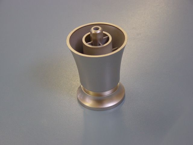 0768, MATT NIKKEL H=60mm  100kg DEKORATIV SZEKRÉNYLÁB