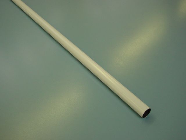 KÖR ALAKÚ, FEHÉR 1000x25/0,7 mm VÁLLFATARTÓ RÚD
