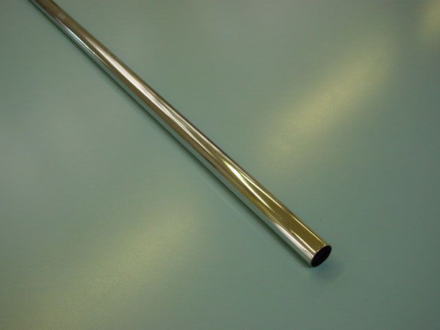 KÖR ALAKÚ, KRÓM 3000x25/0,7 mm VÁLLFATARTÓ RÚD