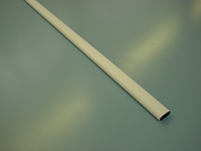 OVÁLIS, FEHÉR 3000x30x15/0,7 mm VÁLLFATARTÓ RÚD