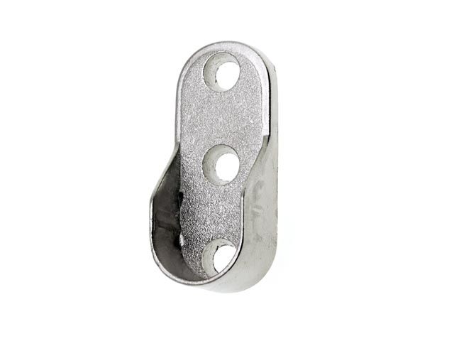 RÚDTARTÓ RT03, NIKKEL ovális rúdhoz 43x19mm VÁLLFATARTÓ RÚD