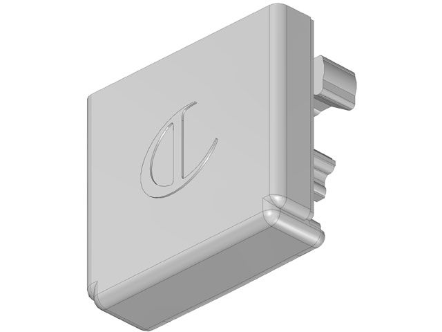 ZÁRÓKUPAK TWIG PROFILHOZ, ALUMINIUM - VILÁGÍTÁS TECHNIKA