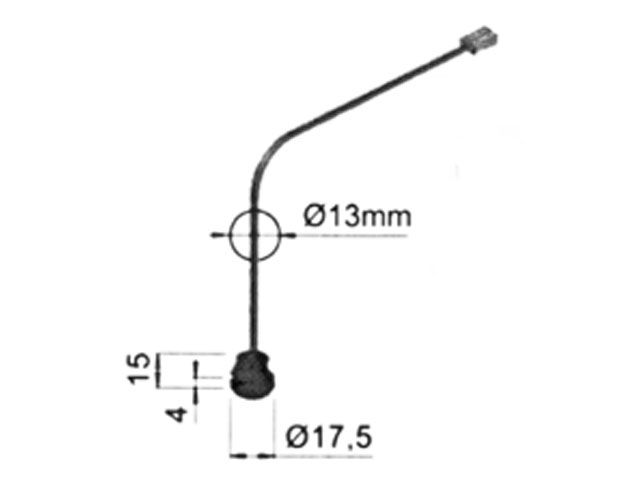 SZENZOR LIMIT, FEKETE 250W, 220-240V VILÁGÍTÁS TECHNIKA
