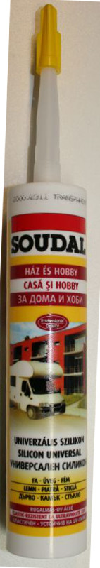 UNIV.SZILIKON TRANSZPARENS 300ml, ecetsavas, Technobond 610 