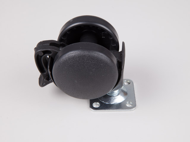 311/FP.050 FÉKEZŐS TALPAS FEKETE 50mm 35kg BÚTORGÖRGŐ