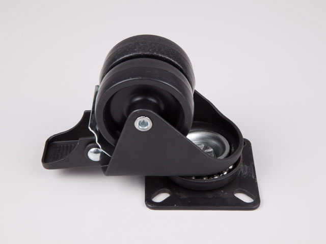 031/N.050N FÉKEZŐS TALPAS FEKETE 50mm 60kg BÚTORGÖRGŐ
