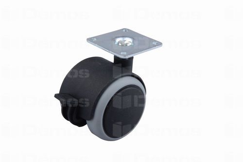 KERÉK GUMIS FÉKKEL FEKETE 50mm