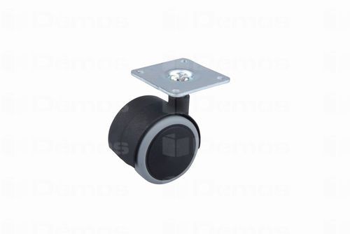 KERÉK GUMIS TALPPAL FEKETE 40mm (4 DB/CSOMAG) 