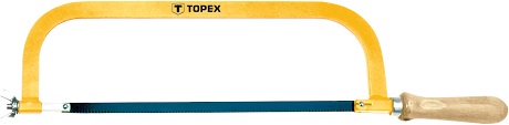 FÉMFŰRÉSZ FA NYÉLLEL TOPEX  300mm 