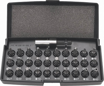 CSAVARHÚZÓBETÉTEK TARTÓVAL NEO TOOLS 31db-os 1/4