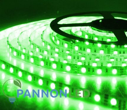 LED SZALAG 3528/60 ZÖLD 5m 12V IP65 
