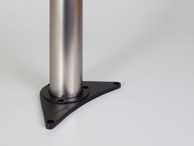 33112 ASZTALLÁB GYÖNGY NIKKEL 870mm átm:60mm                 