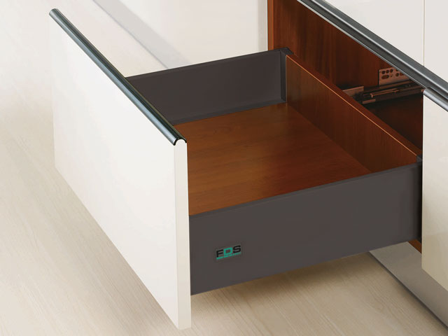 FDS-PRO B DUPLAFALÚ FIÓKOLDAL ANTRACIT 500mm MAGASÍTOTT, 40kg 