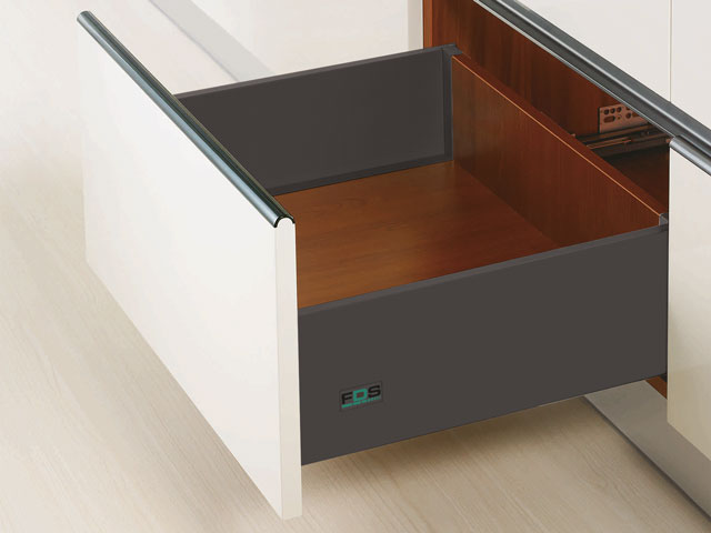 FDS-PRO D DUPLAFALÚ FIÓKOLDAL ANTRACIT 550mm MAGASÍTOTT, 40kg 