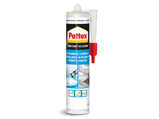 PATTEX SZANITER SZILIKON TRANSZPARENS 280ml                          