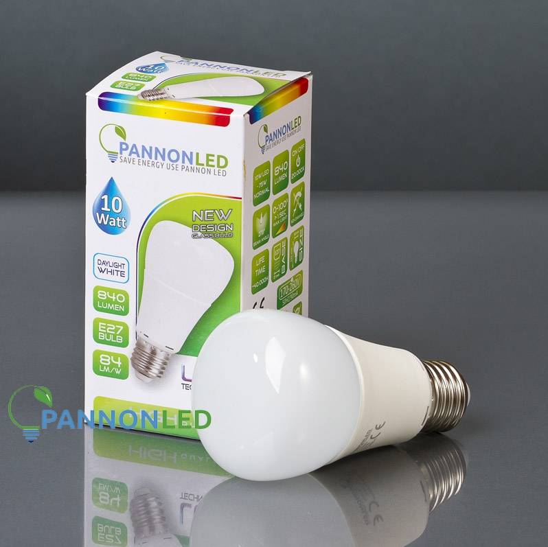 LED LÁMPA GÖMB E27 NAPFÉNY FEHÉR 10W 270fok 