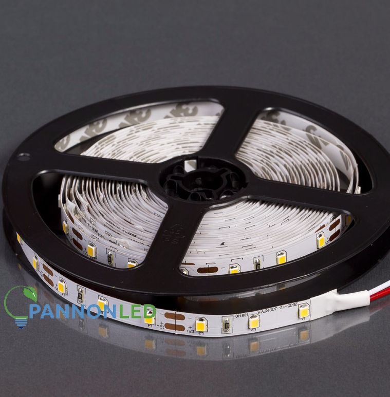 LED SZALAG BELTÉRI 2835/60 5m MELEG FEHÉR 12V 