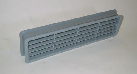 SZELLŐZŐRÁCS MŰANYAG SZÜRKE 300x70mm 
