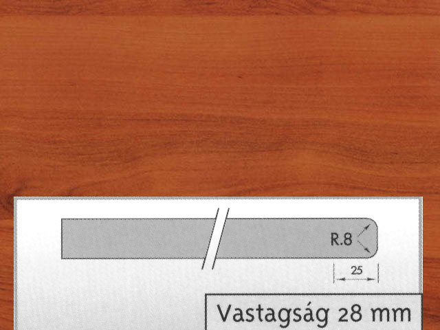 715 VE CSERESZNYE 4200×600×28mm KONFEKCIONÁLT MUNKALAP