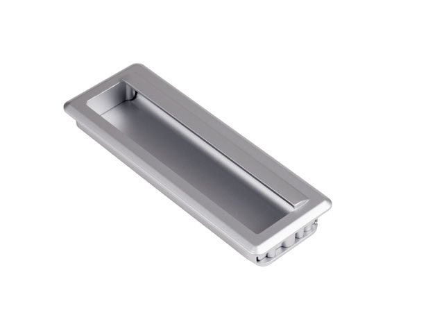 FOGANTYÚ 124.128.0001 MATT ALUMINIUM Furattáv:  128mm 
