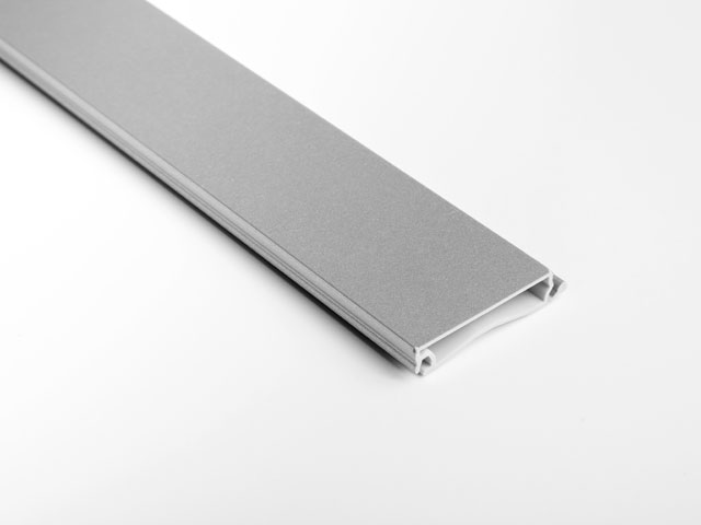 A357 REDÖNYPROFIL EZÜST 37x8mm 2,65m                   