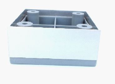 SZEKRÉNYLÁB ALUMINIUM 65x65x25mm 