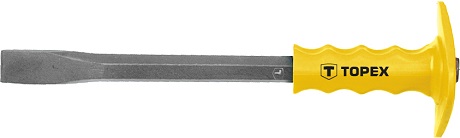 FALVÉSŐ KÉZVÉDŐVEL TOPEX 300x19mm 