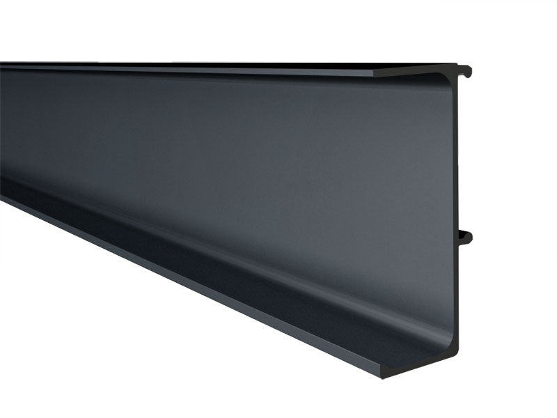 GOLA 80\G38.AL09 PROFIL FEKETE 4200mm                         GOLA PROFILRENDSZER