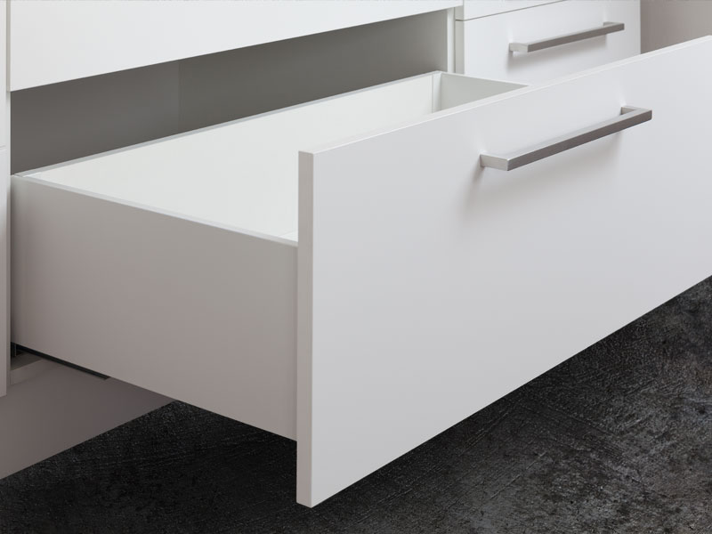 SLIM DUPLAFALÚ FIÓKOLDAL DF-C FEHÉR 400mm H203 x L400