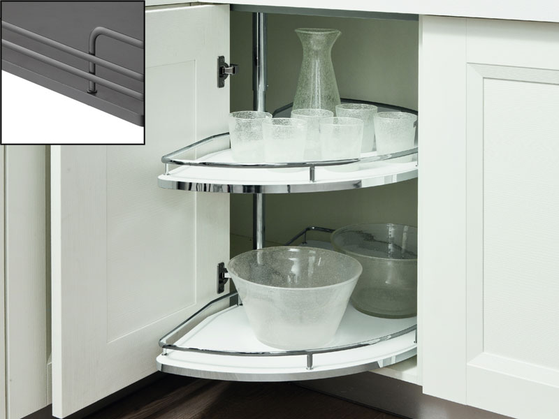 KCM660TF FÉLKÖR KOSÁR GARNITÚRA ANTRACIT 668×645/720×371mm              FÉMRÁCSOK                     