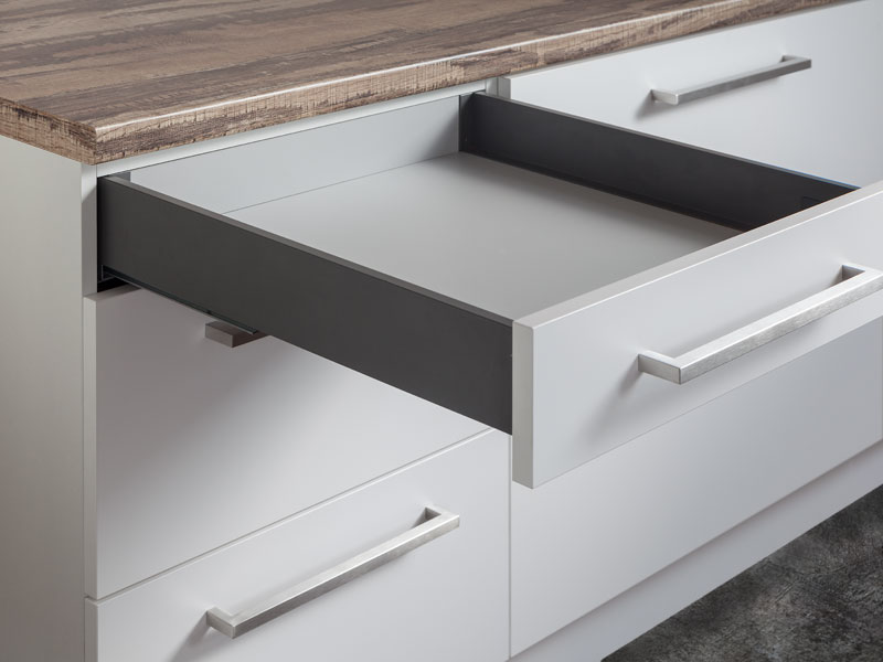 SLIM DUPLAFALÚ FIÓKOLDAL DF-A ANTRACIT 450mm 