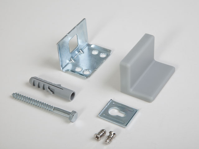 145.0000.9006 FÜGGESZTŐ TIPLIVEL SZÜRKE 56x34x37mm                     SZEKRÉNY FÜGGESZTÖK           