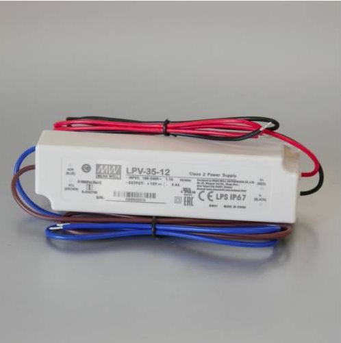 LED TÁPEGYSÉG MW KÜLTÉRI 36W 12V IP67 