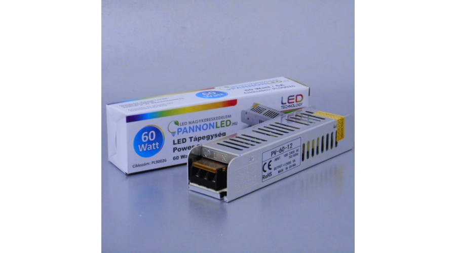 LED TÁPEGYSÉG IPARI BQ 12V 60W IP20 