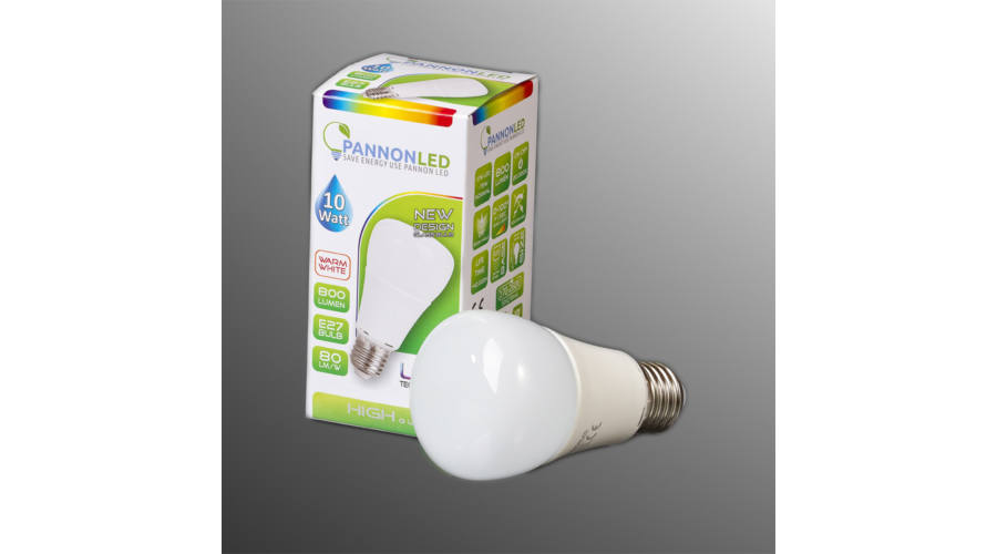 LED LÁMPA GÖMB E27 MELEG FEHÉR 10W 270fok 880Lm 